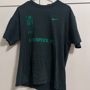 Vintage Nike Liverpool shirt green colorway